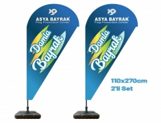 Damla Bayrak 110x 270 cm 2li set